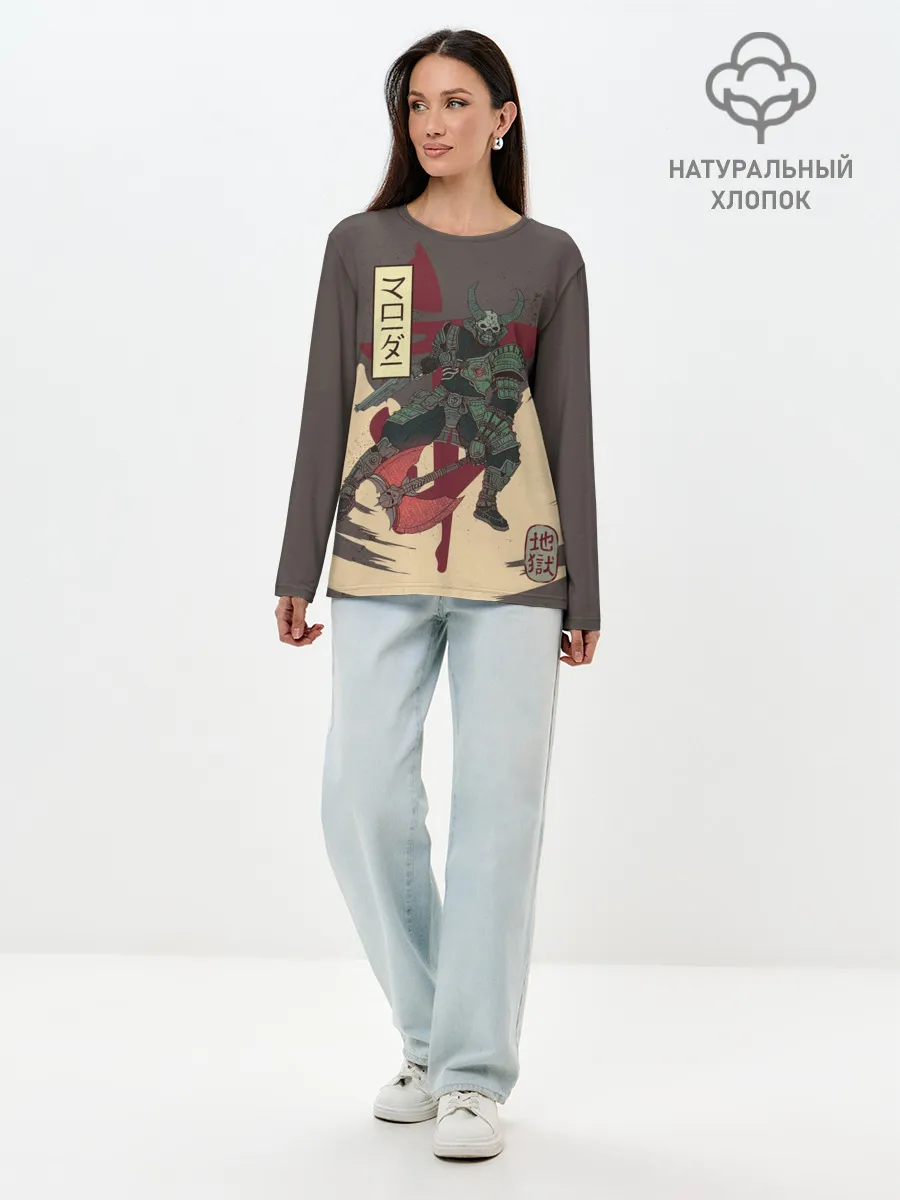 Лонгслив женский. Хлопок / Marauder