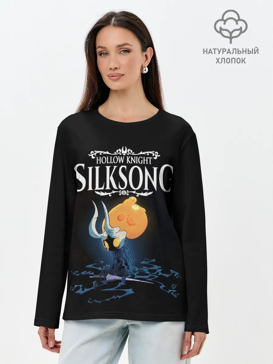 Лонгслив женский. Хлопок / Hollow Knight