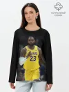 Лонгслив женский. Хлопок / Леброн Джеймс