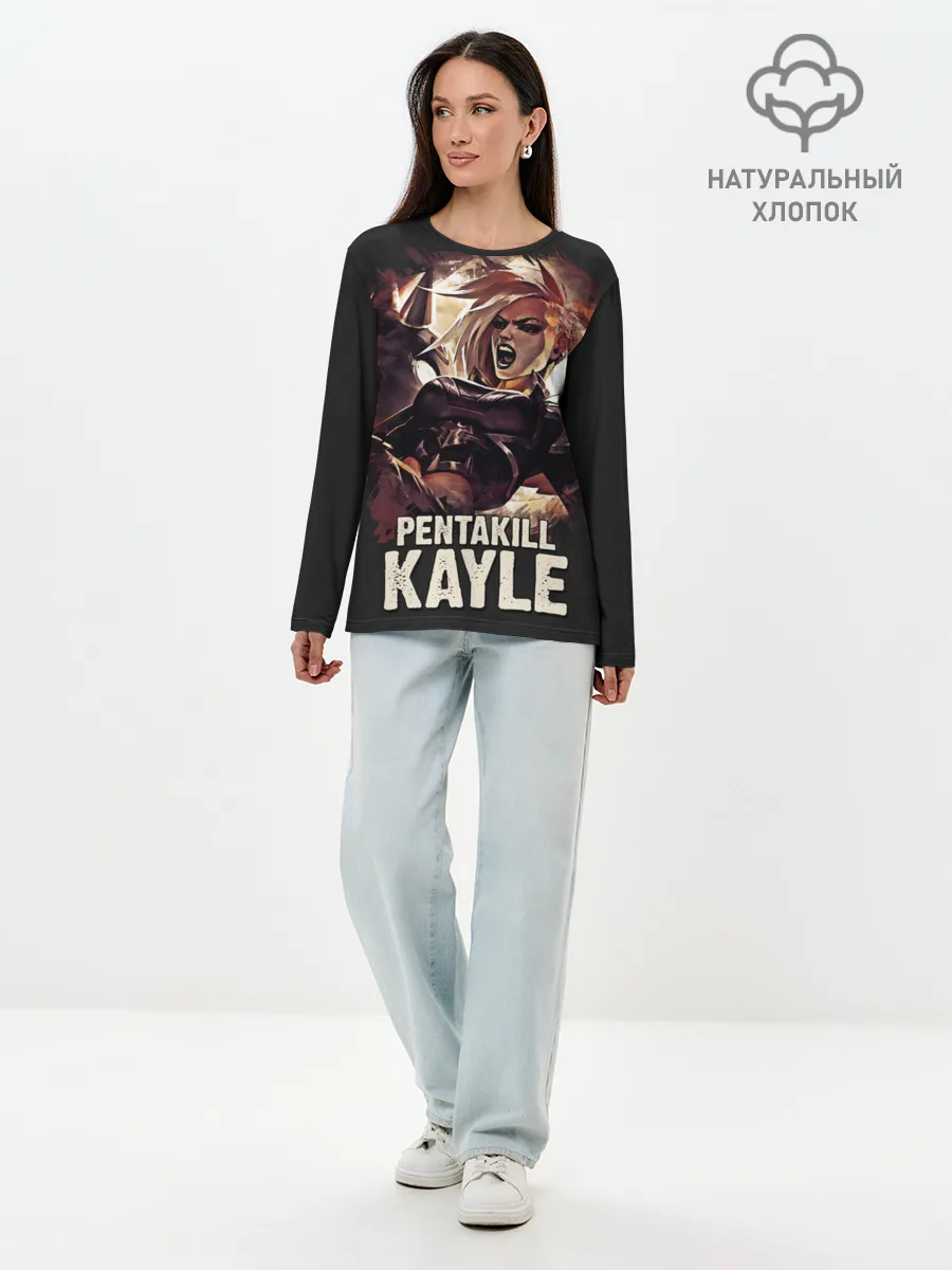 Лонгслив женский. Хлопок / Kayle