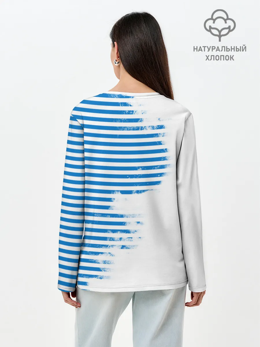 Лонгслив женский. Хлопок / ВДВ