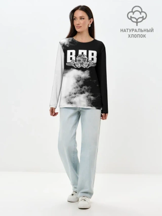 Лонгслив женский. Хлопок / ВДВ