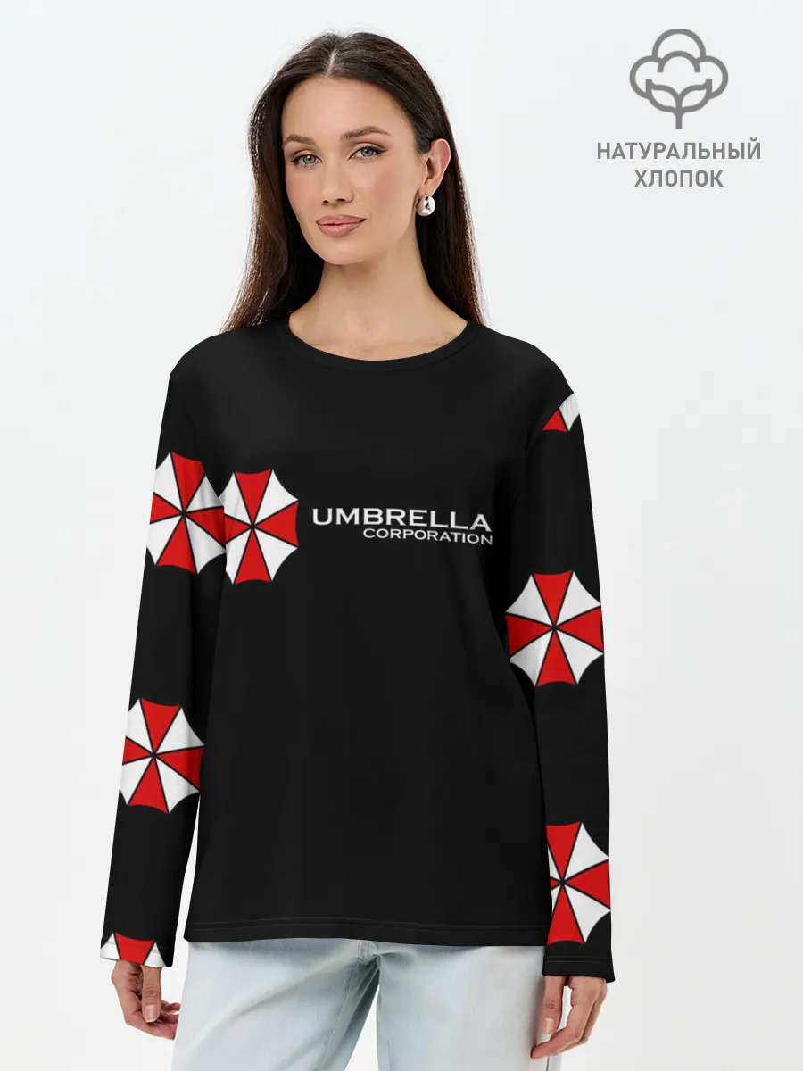Лонгслив женский. Хлопок / Umbrella Corporation