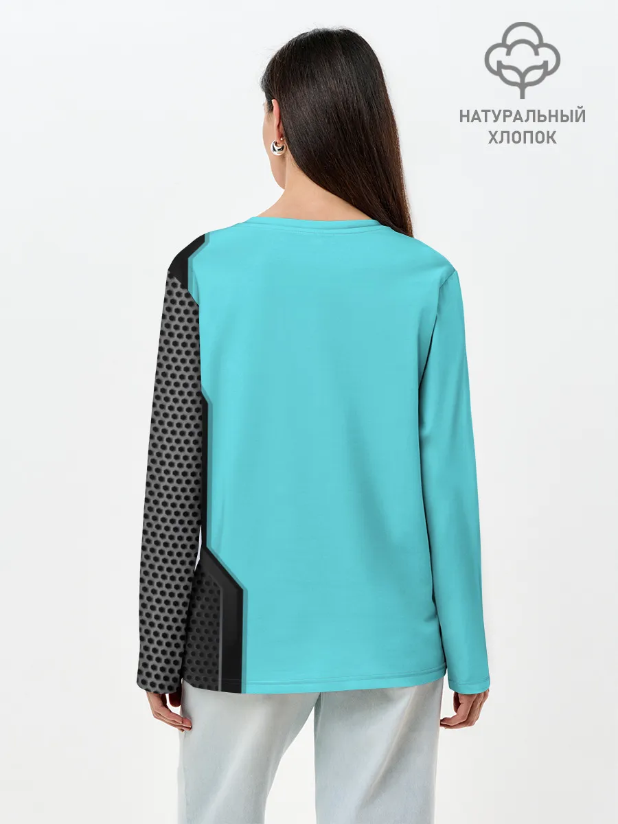 Лонгслив женский. Хлопок / ВДВ