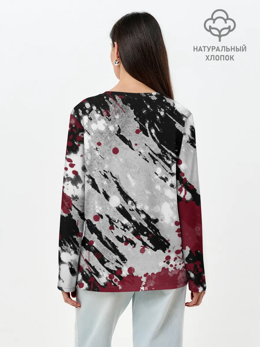 Лонгслив женский. Хлопок / Rammstein