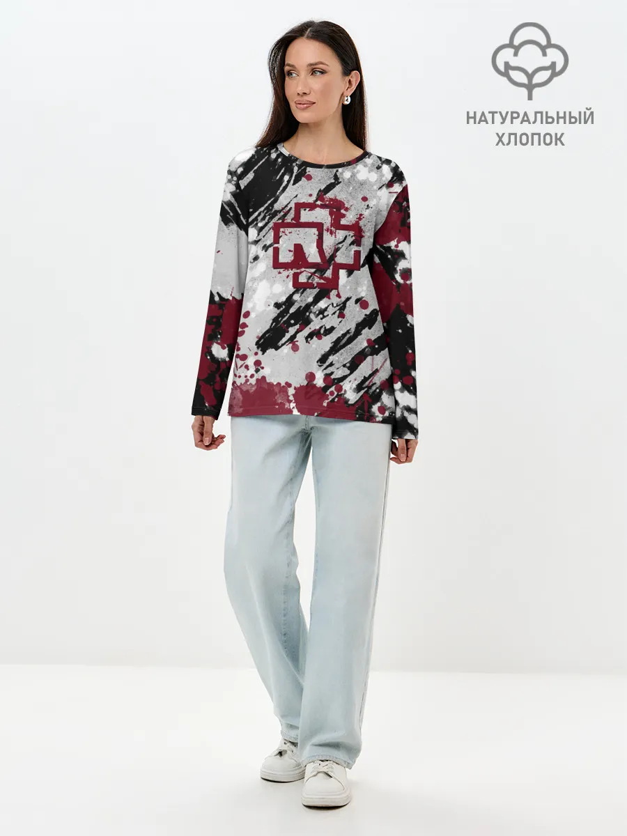 Лонгслив женский. Хлопок / Rammstein