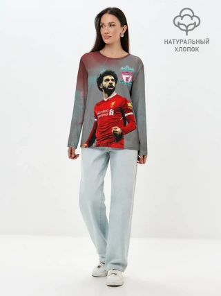 Лонгслив женский. Хлопок / Mohamed Salah