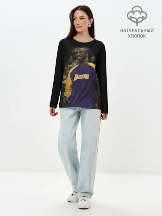Лонгслив женский. Хлопок / Коби Брайант