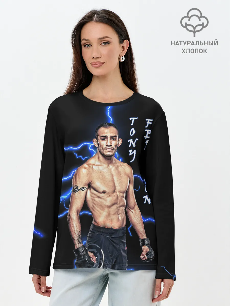 Лонгслив женский. Хлопок / TONY FERGUSON
