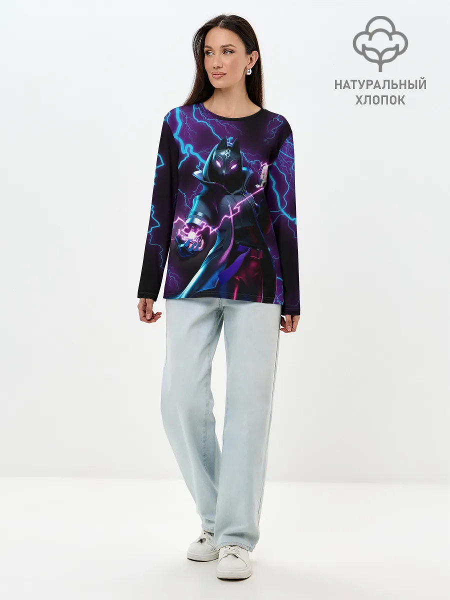 Лонгслив женский. Хлопок / FORTNITE