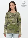 Лонгслив женский. Хлопок / CAMOUFLAGE