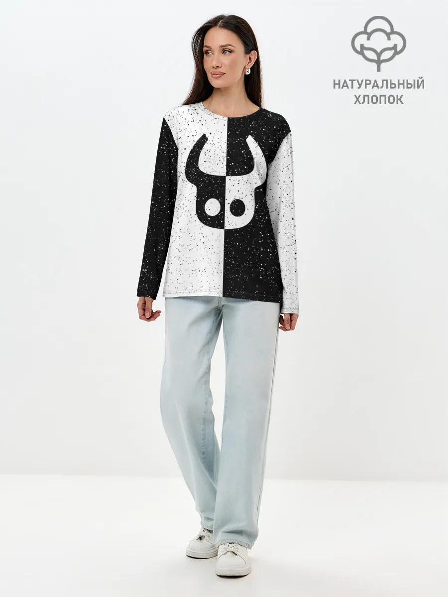 Лонгслив женский. Хлопок / Hollow Knight