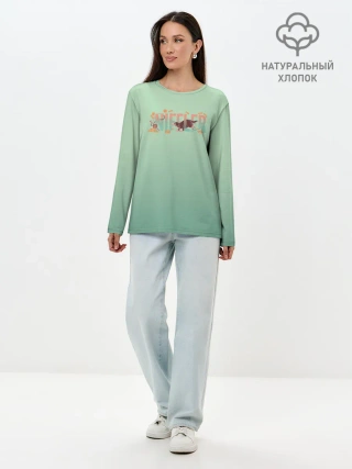 Лонгслив женский. Хлопок / Niffler