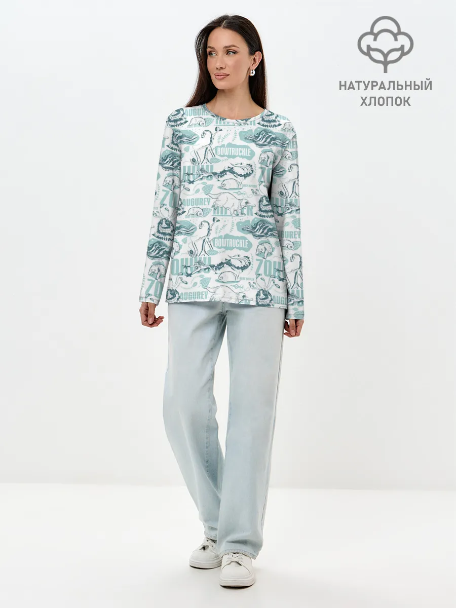 Лонгслив женский. Хлопок / Fantastic Beasts