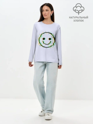 Лонгслив женский. Хлопок / Smile