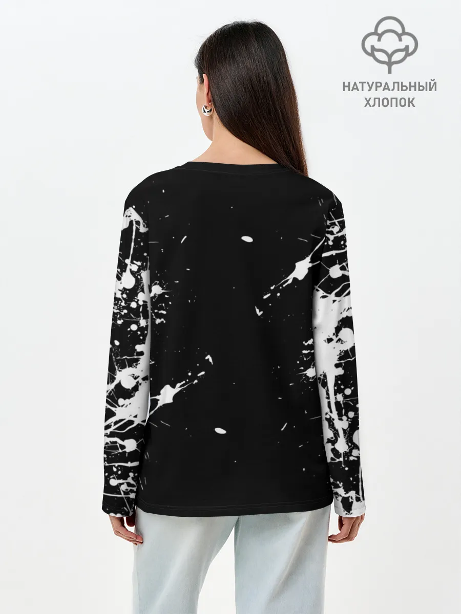 Лонгслив женский. Хлопок / BMW