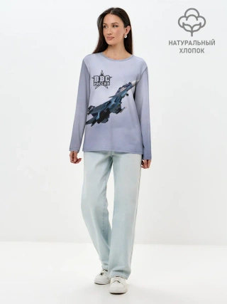 Лонгслив женский. Хлопок / ВВС России