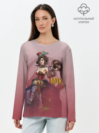 Лонгслив женский. Хлопок / Mad Moxxi