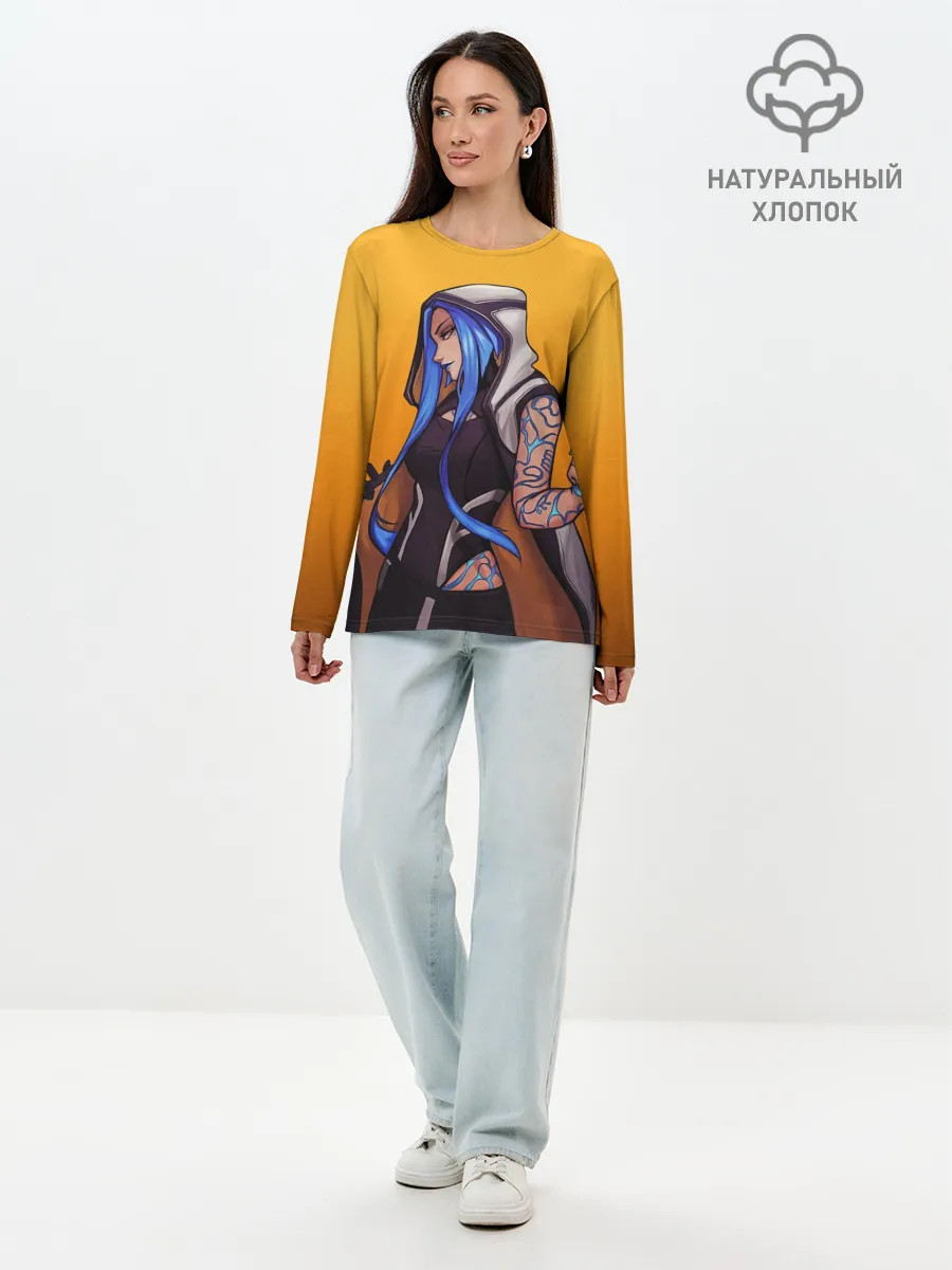 Лонгслив женский. Хлопок / Maya