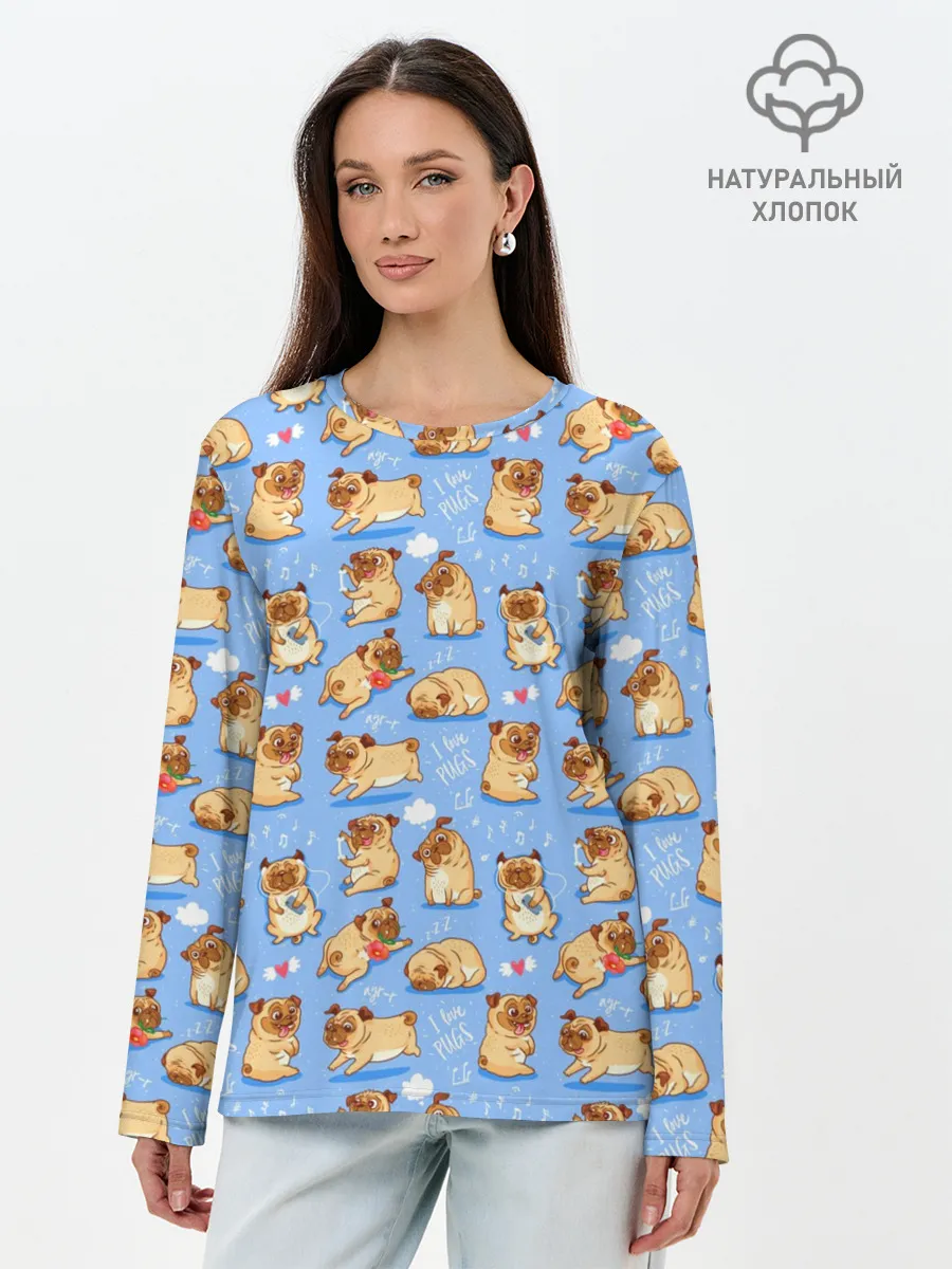 Лонгслив женский. Хлопок / Best Friends