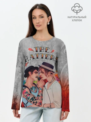 Лонгслив женский. Хлопок / THE HATTERS
