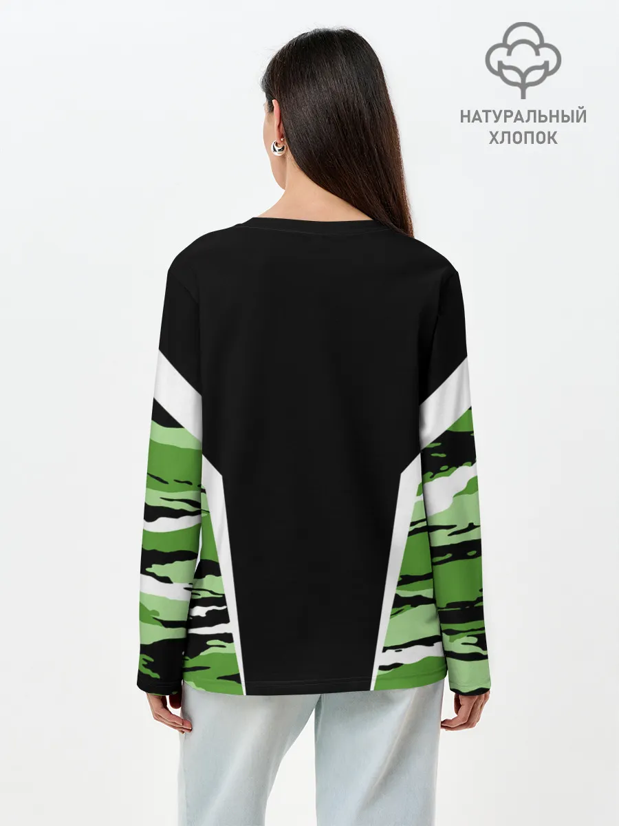 Лонгслив женский. Хлопок / Внутренние войска