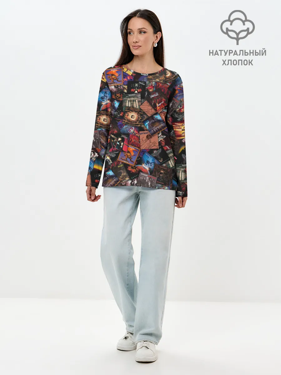 Лонгслив женский. Хлопок / Judas Priest Дискография