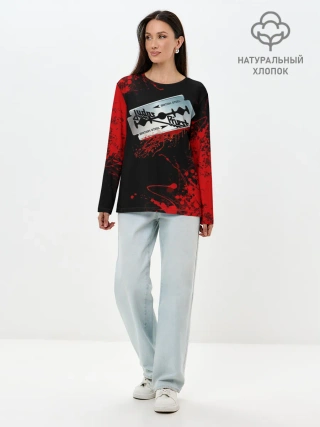 Лонгслив женский. Хлопок / JUDAS PRIEST.