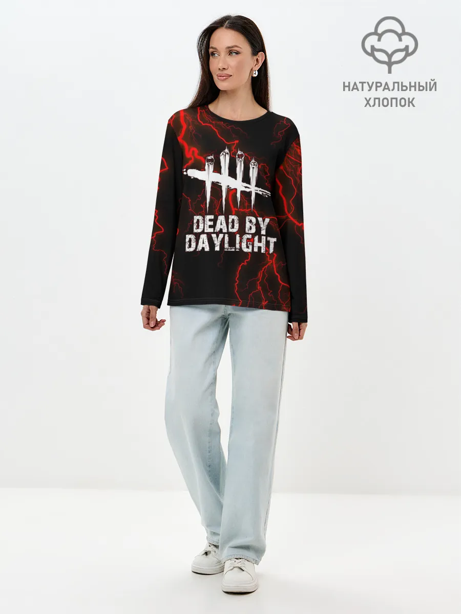 Лонгслив женский. Хлопок / Dead by Daylight