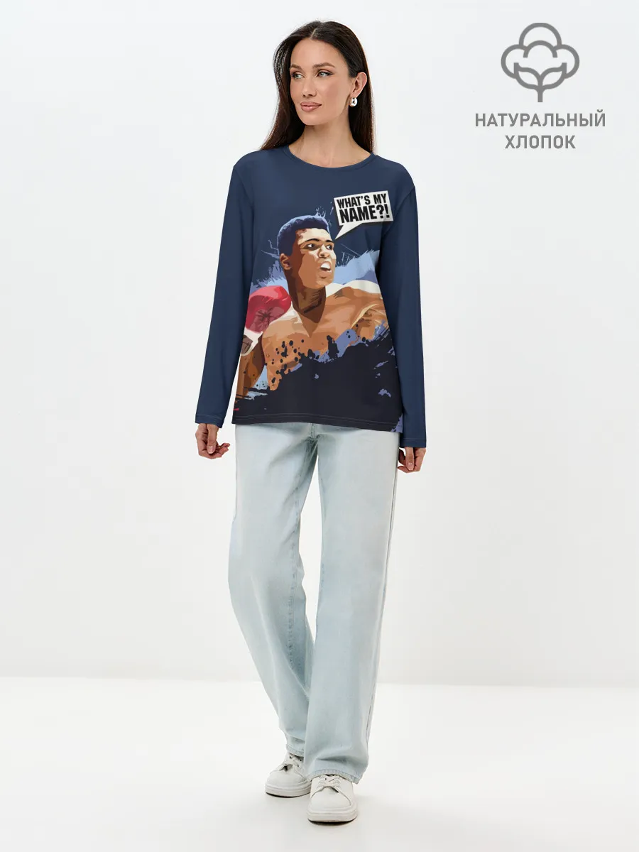 Лонгслив женский. Хлопок / Whats my NAME?!