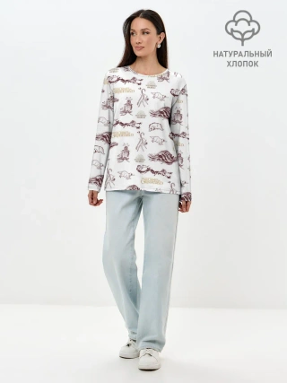 Лонгслив женский. Хлопок / Fantastic Beasts