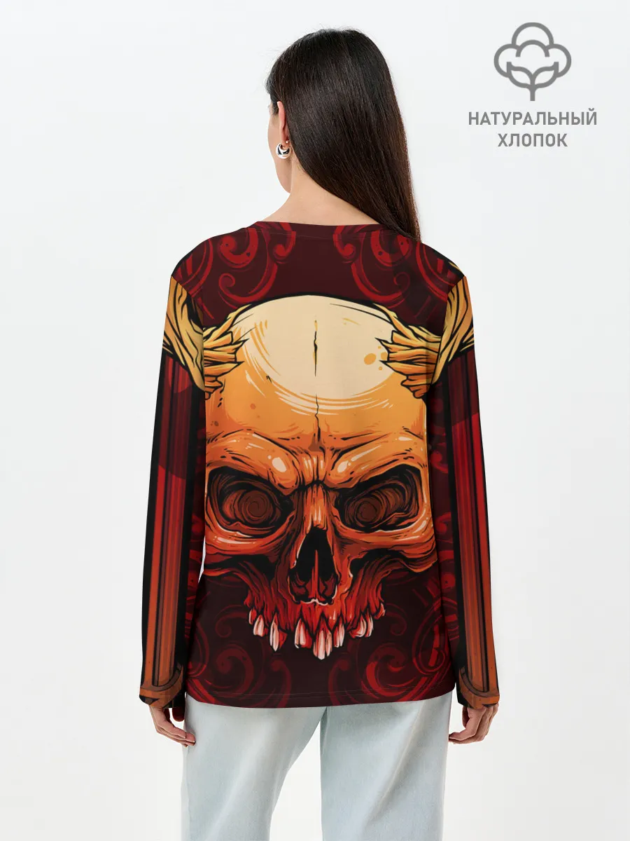 Лонгслив женский. Хлопок / AC/DC