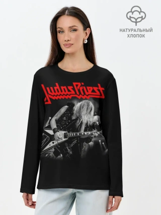 Лонгслив женский. Хлопок / JUDAS PRIEST.