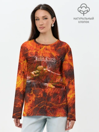 Лонгслив женский. Хлопок / Judas Priest