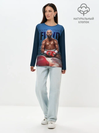 Лонгслив женский. Хлопок / Mayweather