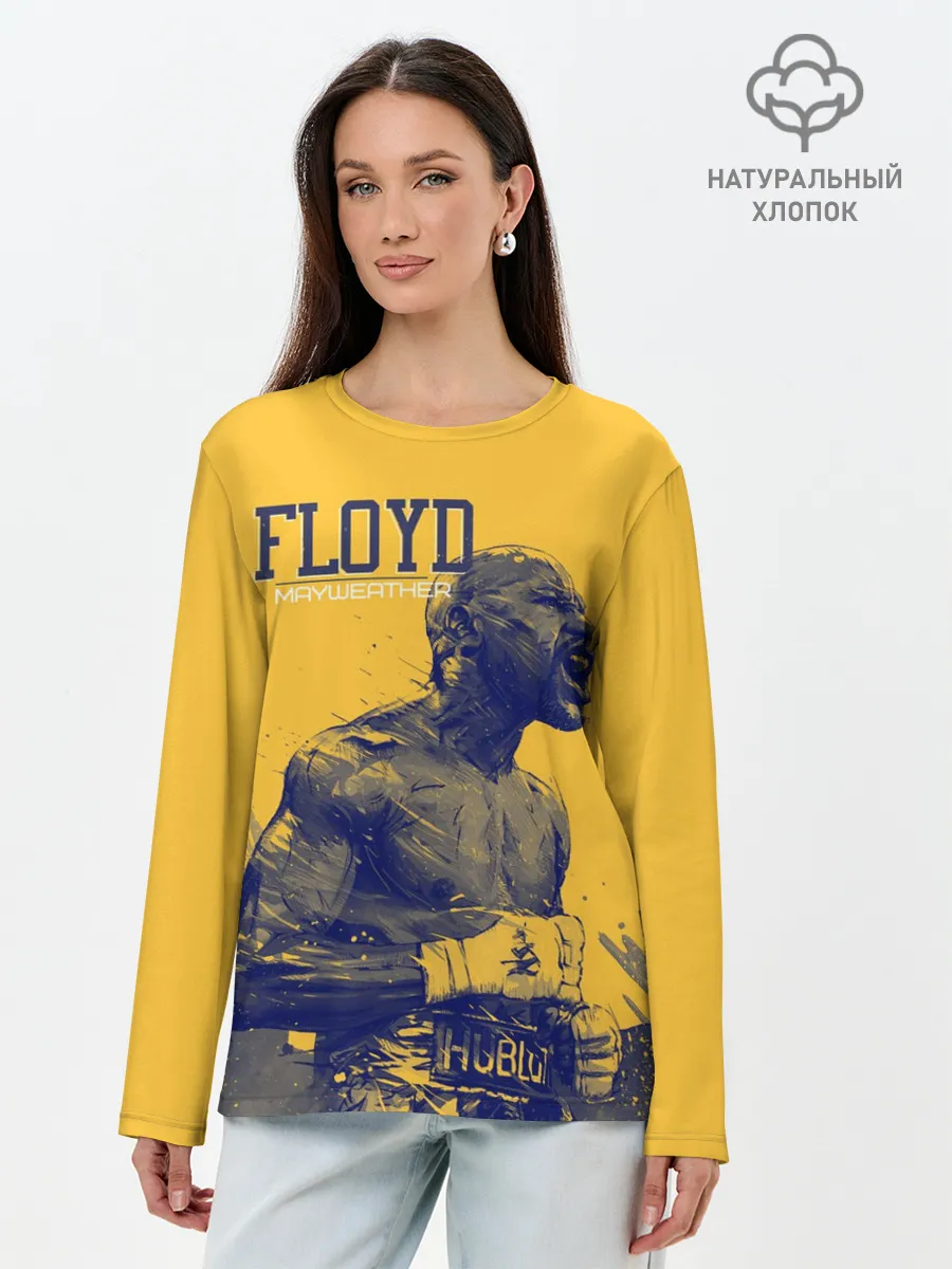Лонгслив женский. Хлопок / Floyd