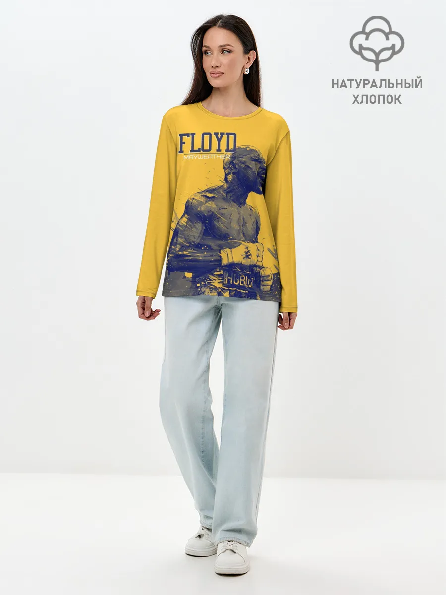 Лонгслив женский. Хлопок / Floyd