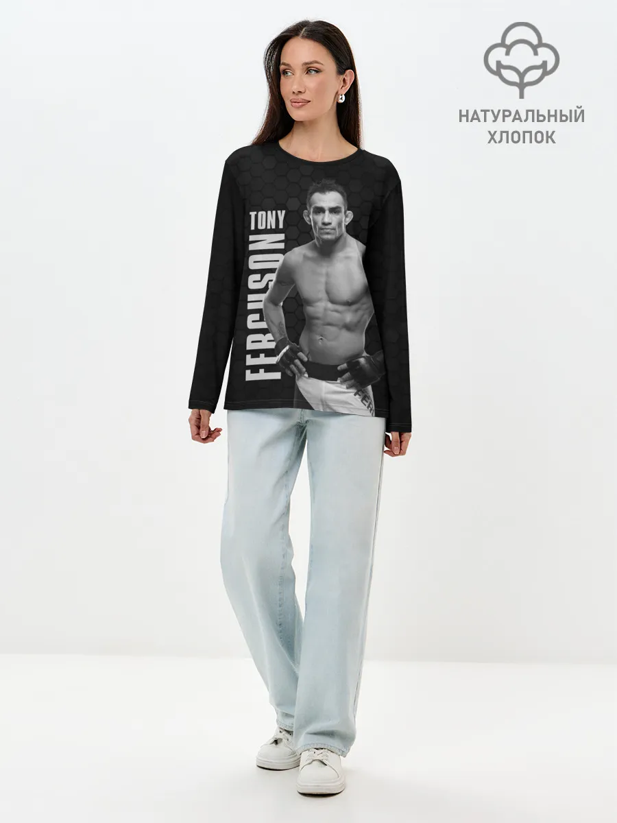 Лонгслив женский. Хлопок / EL CUCUY Tony Ferguson