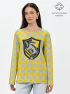 Лонгслив женский. Хлопок / Coat of Hufflepuff
