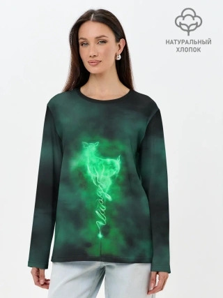Лонгслив женский. Хлопок / Patronus