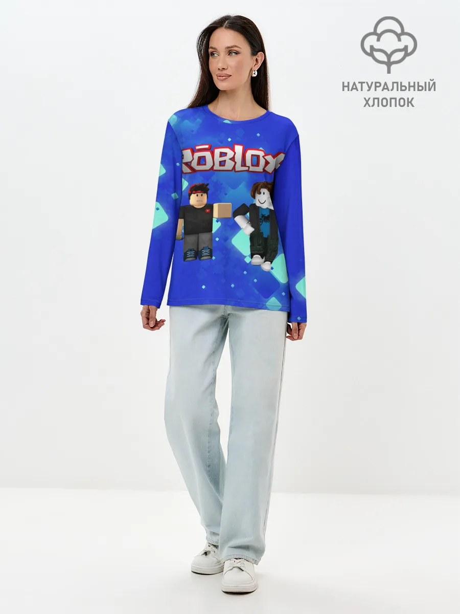 Лонгслив женский. Хлопок / ROBLOX
