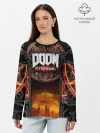 Лонгслив женский. Хлопок / DOOM ETERNAL