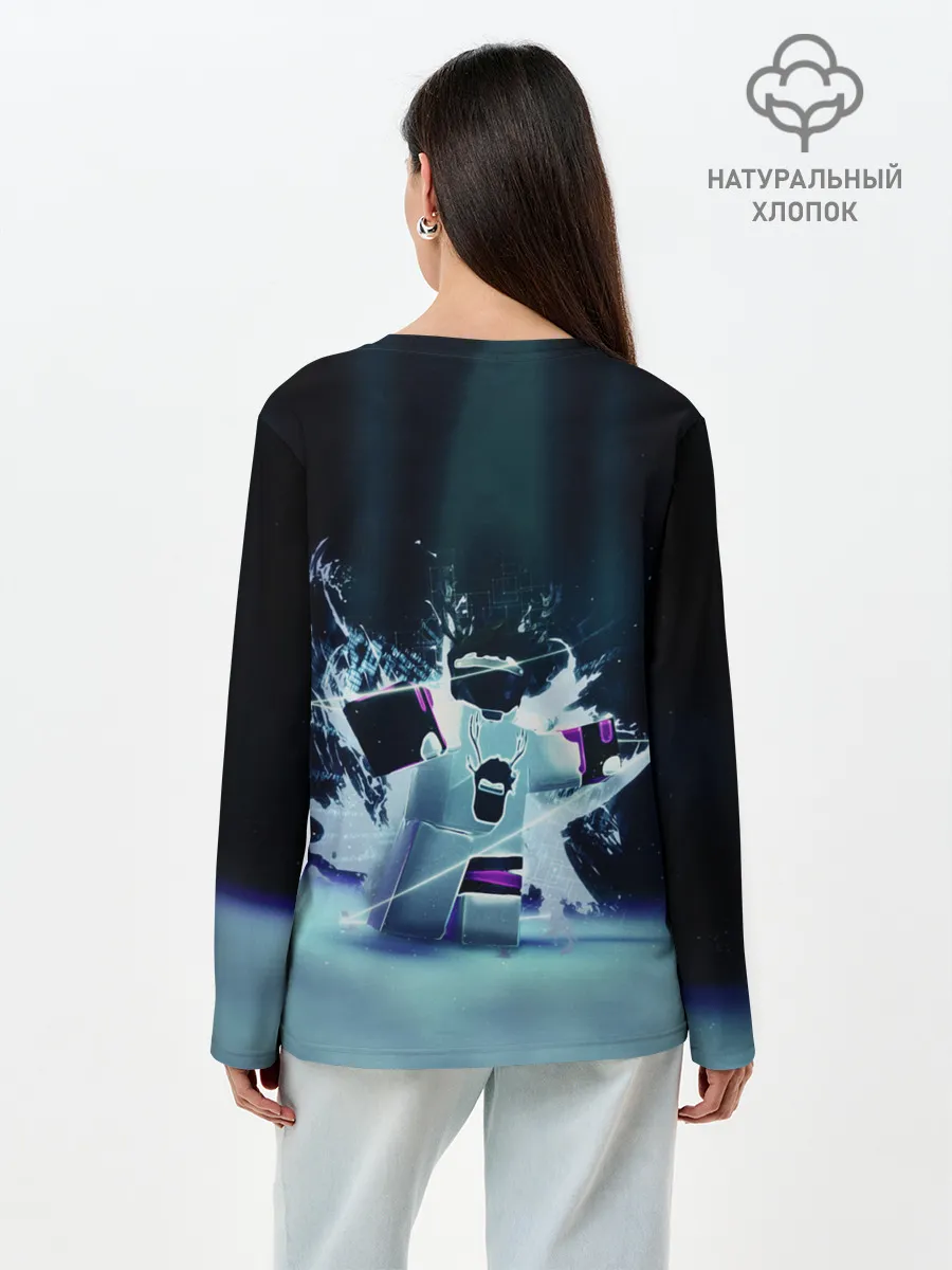 Лонгслив женский. Хлопок / ROBLOX