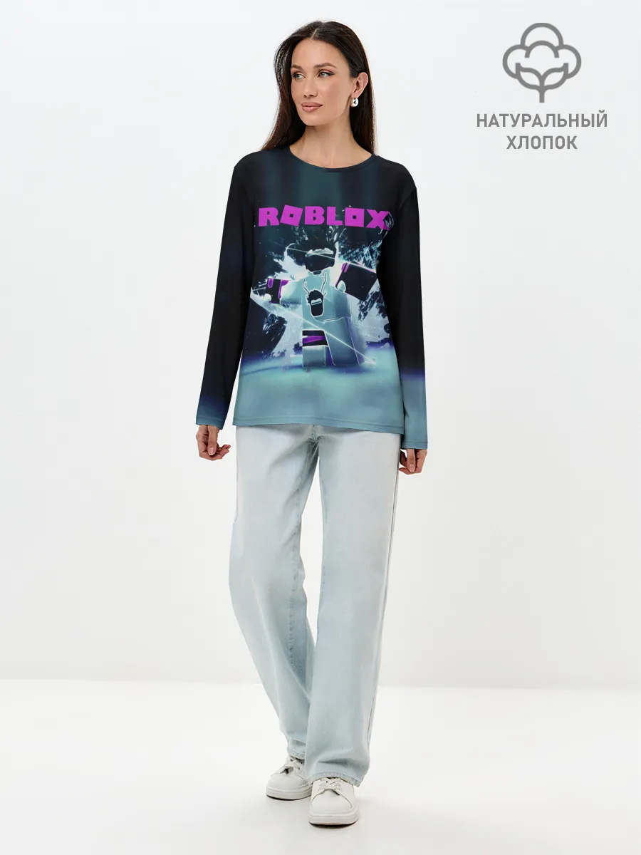 Лонгслив женский. Хлопок / ROBLOX