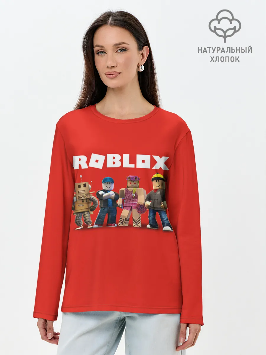 Лонгслив женский. Хлопок / ROBLOX