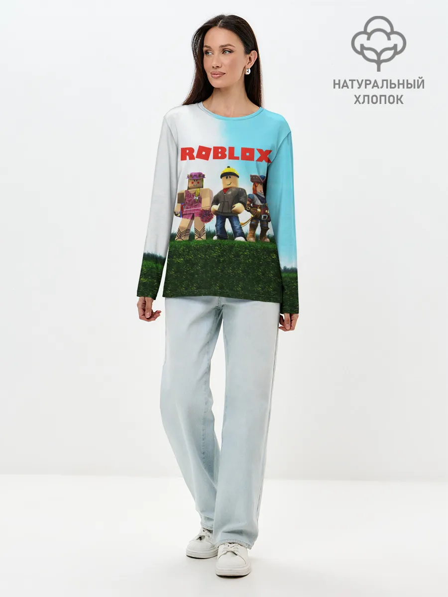 Лонгслив женский. Хлопок / ROBLOX