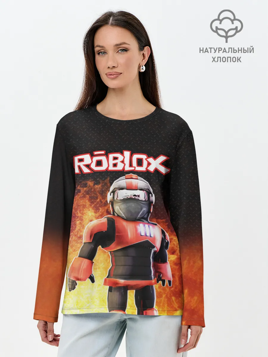 Лонгслив женский. Хлопок / ROBLOX