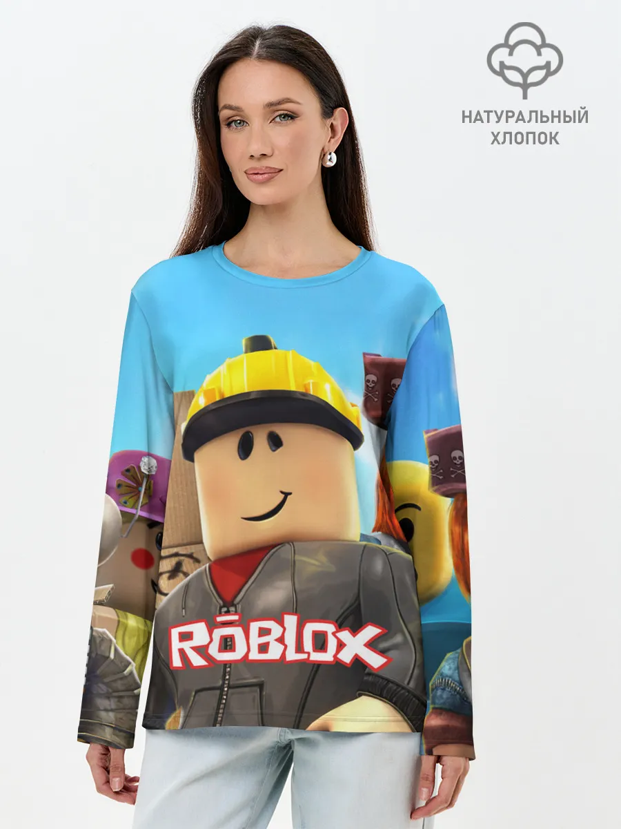 Лонгслив женский. Хлопок / ROBLOX