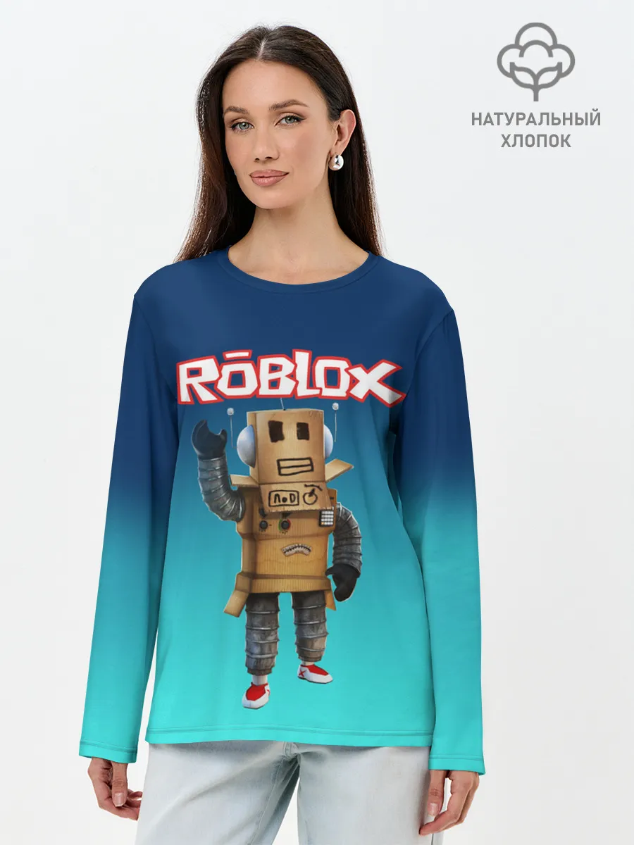 Лонгслив женский. Хлопок / ROBLOX
