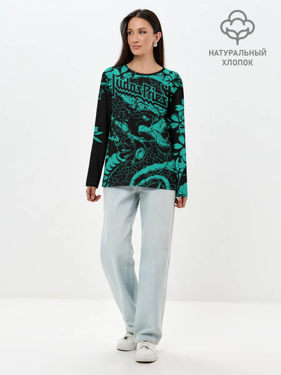 Лонгслив женский. Хлопок / Judas Priest